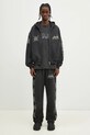 Bavlněná mikina Represent Metallica 40 Year Anniversary Zip-Thru Hoodie MLM4370.230 černá