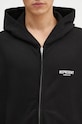 Бавовняна кофта Represent Represent Owners Club Zip Hoodie чорний OCM41122.001