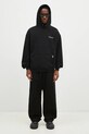 Represent felpa in cotone Represent Owners Club Script Hoodie OCM41200.001 nero
