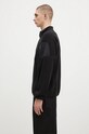 Dukserica od flisa ROA Polartec Fleece Button Up RBMW0245FA191 crna AW24