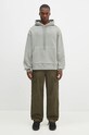 Бавовняна кофта A-COLD-WALL* Facade Hoodie ACWMW200 сірий