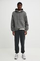 A-COLD-WALL* bluza bawełniana Facade Hoodie ACWMW200 szary AW24