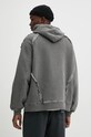 Odzież A-COLD-WALL* bluza bawełniana Facade Hoodie ACWMW200 szary