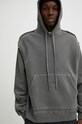 A-COLD-WALL* bluza bawełniana Facade Hoodie szary ACWMW200