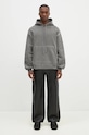 A-COLD-WALL* cotton sweatshirt Facade Hoodie ACWMW200 gray