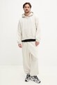 Βαμβακερή μπλούζα A-COLD-WALL* Millbank Hoodie ACWMW197 μπεζ AW24