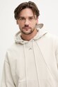 Βαμβακερή μπλούζα A-COLD-WALL* Millbank Hoodie μπεζ ACWMW197