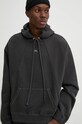 A-COLD-WALL* hanorac de bumbac Millbank Hoodie uni gri ACWMW197
