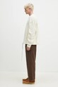 A-COLD-WALL* hanorac de bumbac Shroud Crewneck ACWMW206 bej AW24