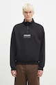 Napapijri felpa in cotone B-Premium Hz sovrastampa nero NP0A4I6N9411