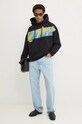 Хлопковая кофта BLUEMARBLE HO01.FL05B24 чёрный AW24