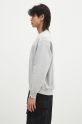 A Bathing Ape bluza ONE POINT RELAXED FIT CREWNECK SWEATSHIRT 1K80113308 szary AW24