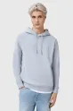 AllSaints bluza bawełniana RAVEN OTH HOODY bawełna niebieski M003NZ