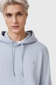 AllSaints pamut melegítőfelső RAVEN OTH HOODY M003NZ kék AW25