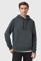 Βαμβακερή μπλούζα AllSaints RAVEN OTH HOODY βαμβάκι γκρί M003NZ