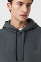 Βαμβακερή μπλούζα AllSaints RAVEN OTH HOODY M003NZ γκρί AW25