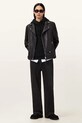 AllSaints pamut melegítőfelső RAVEN OTH HOODY M003NZ fekete