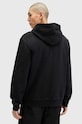 Bavlněná mikina AllSaints BONES OTH HOODY M005NB černá AW24
