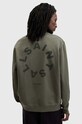 AllSaints hanorac de bumbac TIERRA CREW verde M035NB