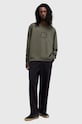 Хлопковая кофта AllSaints TIERRA CREW M035NB зелёный