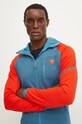 Dynafit bluza sportowa Radical Polartec wzorzyste turkusowy 08.0000071122