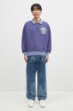 ICECREAM hanorac de bumbac Cone Man Quarter Zip IC24332 violet