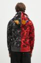 Odzież A Bathing Ape bluza bawełniana Color Camo Separate Shark Full Zip 1K80115001 czerwony