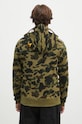 Clothing A Bathing Ape cotton sweatshirt 1St Camo 2Nd Shark Full Zip 1K80115004 green