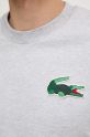 Lacoste longsleeve bawełniany TH6654 szary