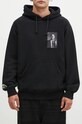 Undercover hanorac de bumbac C/S negru UC2D4801.3