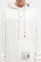 Maison MIHARA YASUHIRO felpa in cotone Duck Embroidery bianco A13HD651