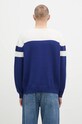 Odzież Billionaire Boys Club sweter z domieszką kaszmiru Astro Knitted Crewneck B24325 granatowy