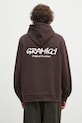 Abbigliamento Gramicci felpa in cotone Original Fredm Hoded Sweatshrt G4FU.J113 marrone