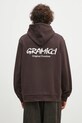 Odjeća Pamučna dukserica Gramicci Original Fredm Hoded Sweatshrt G4FU.J113 smeđa