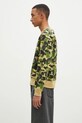 Pamučna dukserica A Bathing Ape Abc Camo 1K80113008 zelena AW24