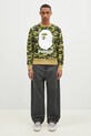 A Bathing Ape hanorac de bumbac Abc Camo 1K80113008 verde