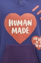 Pamučna dukserica Human Made Colorblock Hoodie mornarsko plava HM28CS023