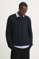 Abercrombie & Fitch sweter pozostałe granatowy KI120.4189.200
