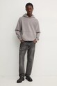 Abercrombie & Fitch felpa KI122.4273.120 grigio AW24