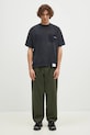 NEIGHBORHOOD cotton t-shirt Savage Crewneck SS 242FPNH.CSM06 navy