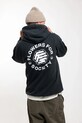 Pamučna dukserica Flowers for Society Basic Back Print Hoodie print crna FFSAPP069