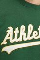 47 brand bluza MLB Oakland Athletic BB018PEMIBC654773DG verde