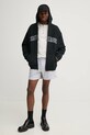 Bavlněná mikina Converse 10027083.A02 černá AW24