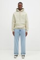 Maison Kitsuné felpa in cotone Bold Fox Head Patch MM00713KM0307 verde