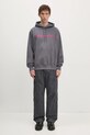 thisisneverthat felpa in cotone T-Logo Hoodie TN243TSWHO01 grigio
