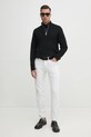 Armani Exchange pulover din amestec de lana 6DZM6L.ZM5BZ negru AW24