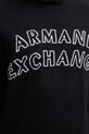 Armani Exchange sweter z domieszką wełny 6DZM2Y.ZM4NZ granatowy