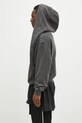Han Kjøbenhavn bluza bawełniana Double Layered U.134144 szary AW24