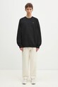 Wood Wood hanorac de bumbac Hester sweatshirt 30250244 negru