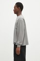 NEIGHBORHOOD longsleeve din bumbac 242FPNH.CSM15 gri AW24